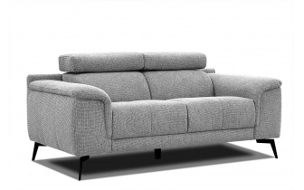 Canapé droit 2 places avec appuie-têtes réglables FIERO