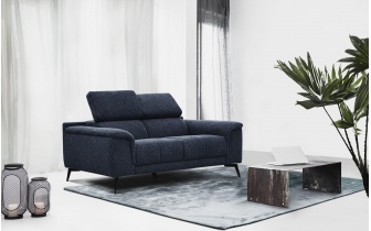 Canapé droit 2 places avec appuie-têtes réglables FIERO