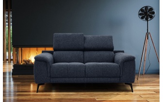 Canapé droit 2 places avec appuie-têtes réglables FIERO