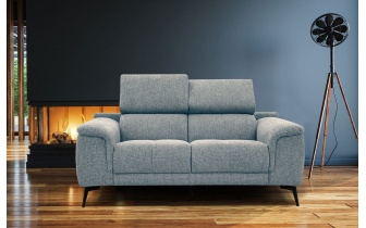 Canapé droit 2 places avec appuie-têtes réglables FIERO