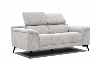 Canapé droit 2 places avec appuie-têtes réglables FIERO