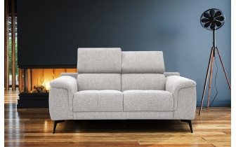 Canapé droit 2 places avec appuie-têtes réglables FIERO