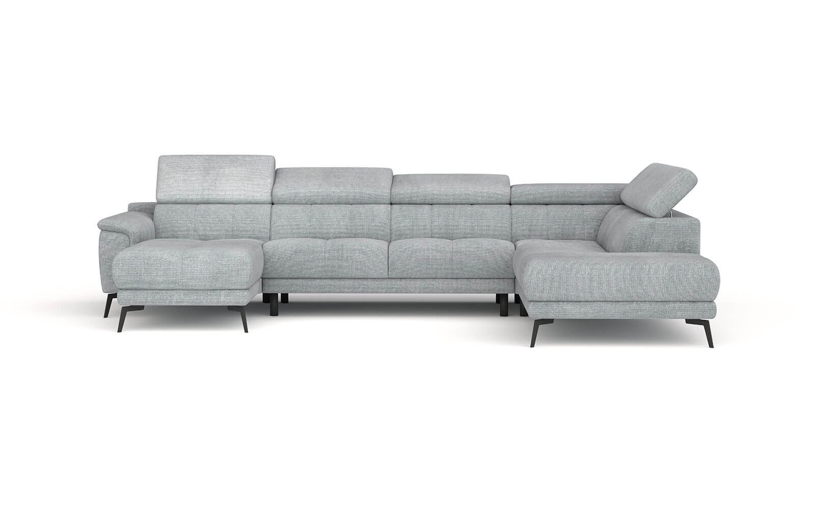 Canapé panoramique droit avec appuis-tête réglables FIERO