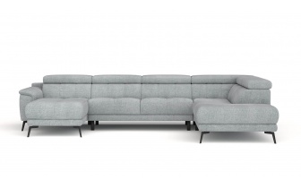 Canapé panoramique droit avec appuis-tête réglables FIERO