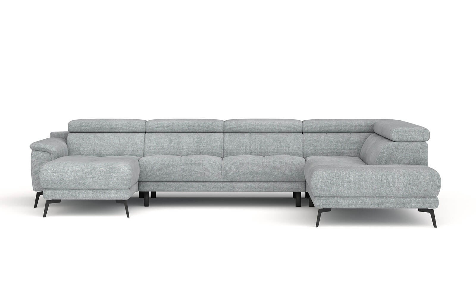 Canapé panoramique droit avec appuis-tête réglables FIERO