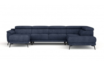 Canapé panoramique droit avec appuis-tête réglables FIERO