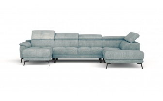 Canapé panoramique droit avec appuis-tête réglables FIERO