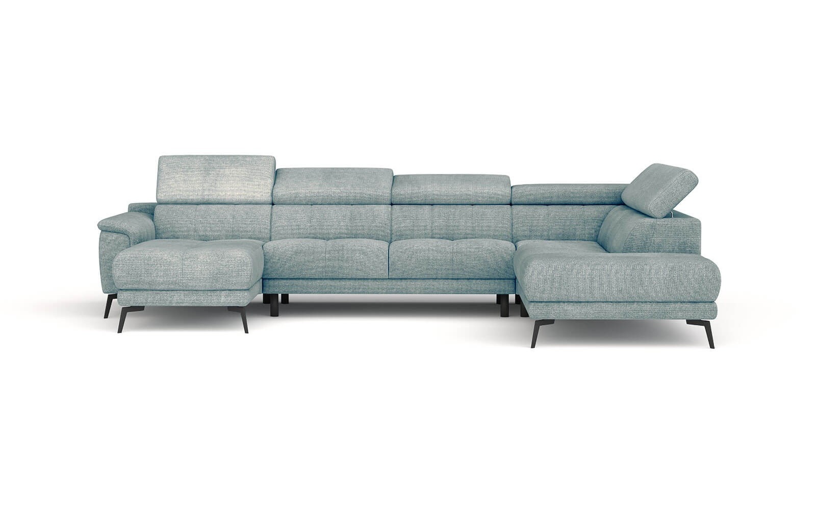 Canapé panoramique droit avec appuis-tête réglables FIERO