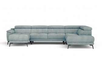 Canapé panoramique droit avec appuis-tête réglables FIERO