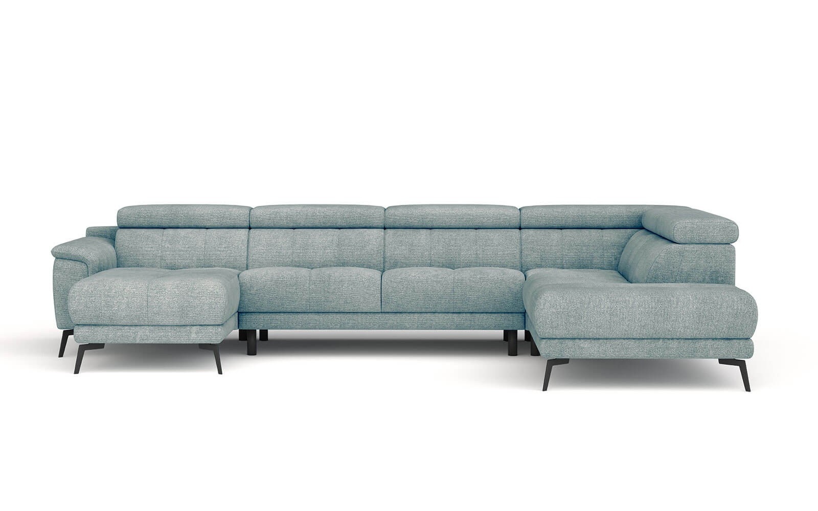 Canapé panoramique droit avec appuis-tête réglables FIERO