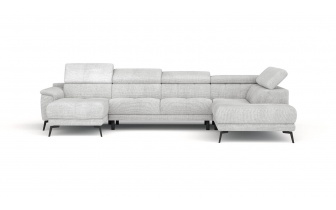 Canapé panoramique droit avec appuis-tête réglables FIERO