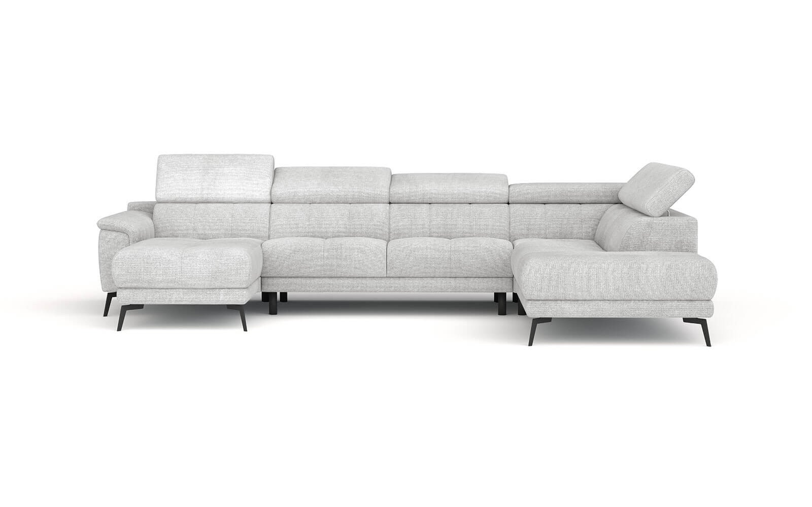 Canapé panoramique droit avec appuis-tête réglables FIERO