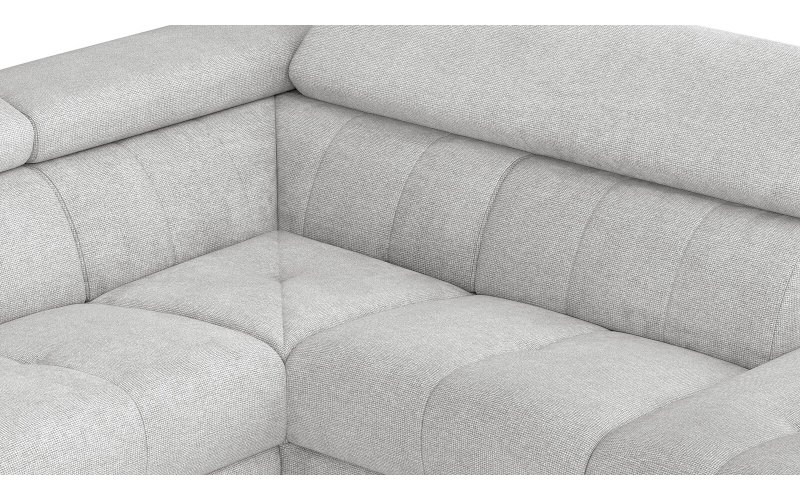 Canapé panoramique droit avec appuis-tête réglables FIERO