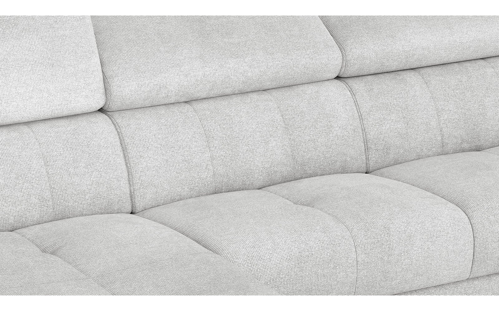 Canapé panoramique droit avec appuis-tête réglables FIERO