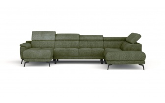 Canapé panoramique droit avec appuis-tête réglables FIERO