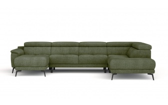 Canapé panoramique droit avec appuis-tête réglables FIERO