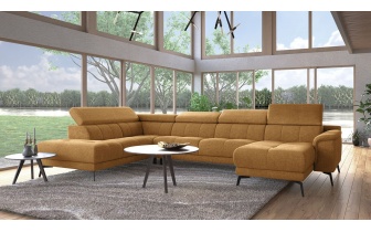 Canapé panoramique gauche avec appuis-tête réglables FIERO