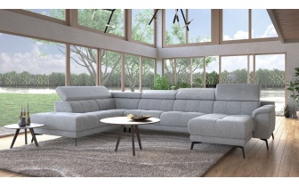 Canapé panoramique gauche avec appuis-tête réglables FIERO