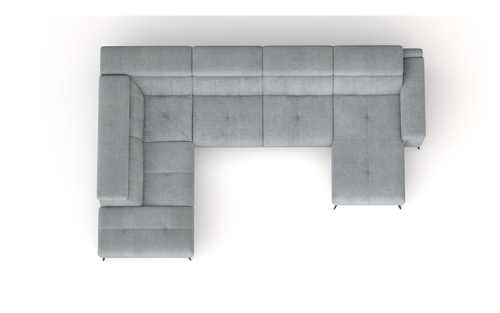 Canapé panoramique gauche avec appuis-tête réglables FIERO