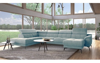 Canapé panoramique gauche avec appuis-tête réglables FIERO