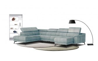 Canapé panoramique gauche avec appuis-tête réglables FIERO