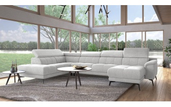 Canapé panoramique gauche avec appuis-tête réglables FIERO