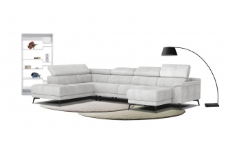 Canapé panoramique gauche avec appuis-tête réglables FIERO
