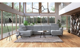 Canapé panoramique gauche avec appuis-tête réglables FIERO