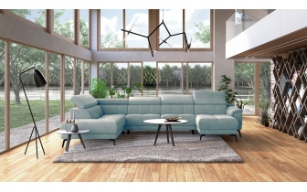 Canapé panoramique gauche avec appuis-tête réglables FIERO