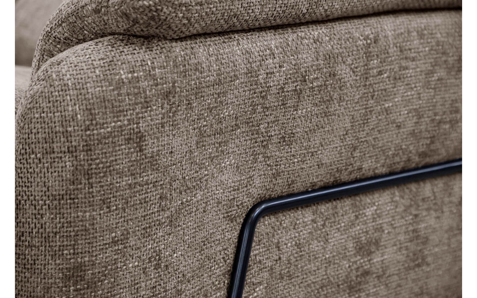 Canapé d'angle gauche avec appuis-tête réglables 5 places RODEN