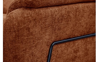 Canapé d'angle gauche avec appuis-tête réglables 5 places RODEN