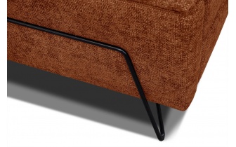 Canapé d'angle gauche avec appuis-tête réglables 5 places RODEN