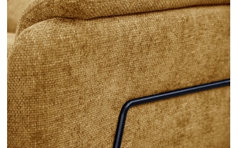 Canapé d'angle gauche avec appuis-tête réglables 5 places RODEN