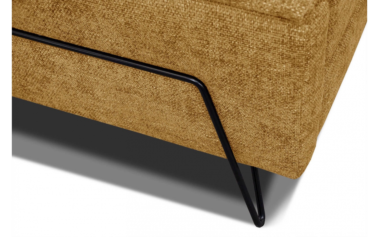 Canapé d'angle gauche avec appuis-tête réglables 5 places RODEN