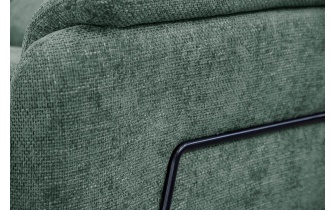 Canapé d'angle gauche avec appuis-tête réglables 5 places RODEN