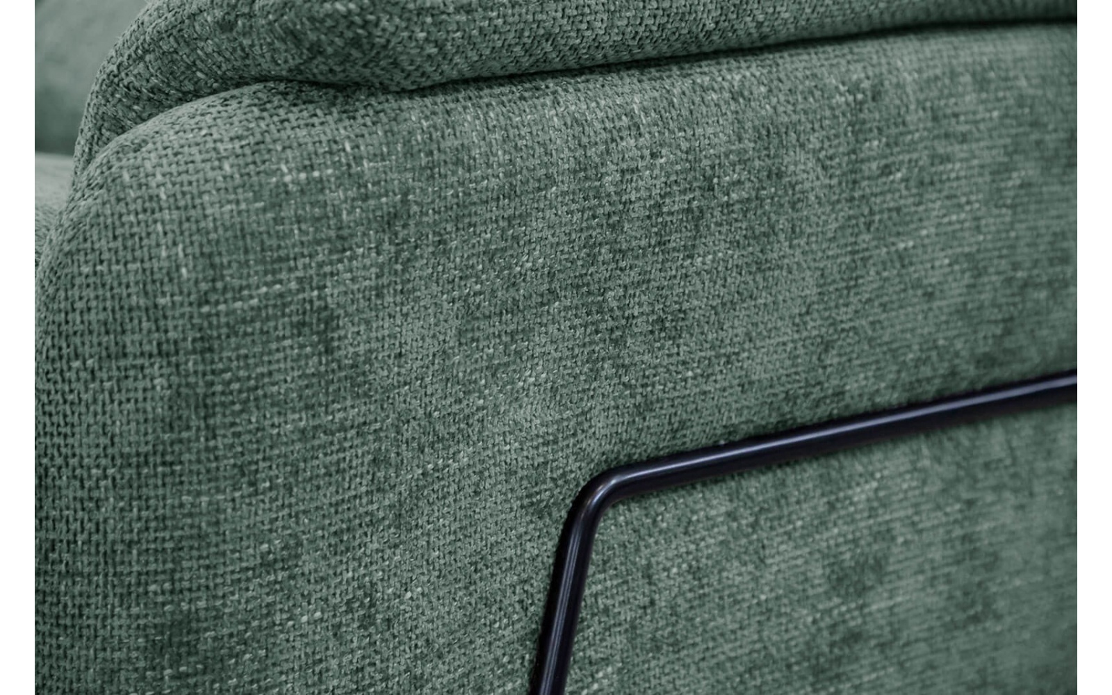 Canapé d'angle gauche avec appuis-tête réglables 5 places RODEN