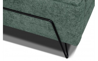 Canapé d'angle gauche avec appuis-tête réglables 5 places RODEN