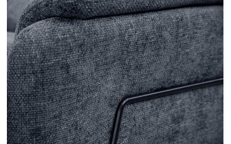 Canapé d'angle gauche avec appuis-tête réglables 5 places RODEN