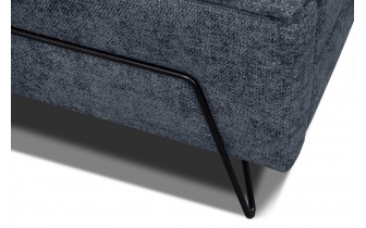 Canapé d'angle gauche avec appuis-tête réglables 5 places RODEN