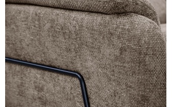 Canapé d'angle droit avec appuis-tête réglables 5 places RODEN