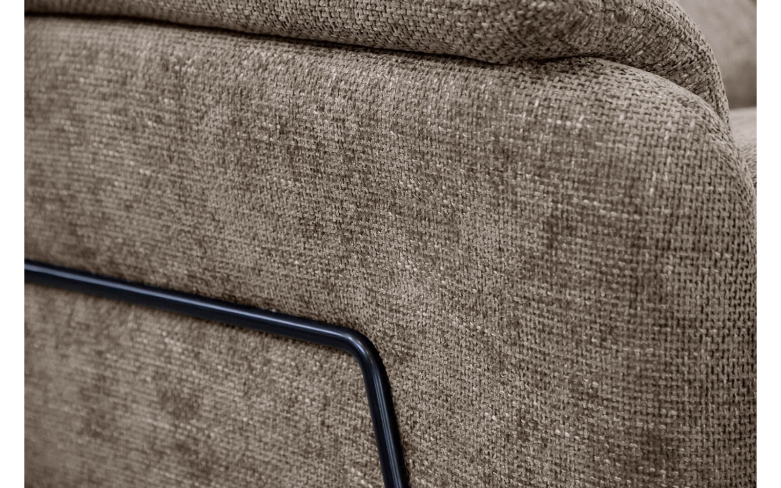 Canapé d'angle droit avec appuis-tête réglables 5 places RODEN