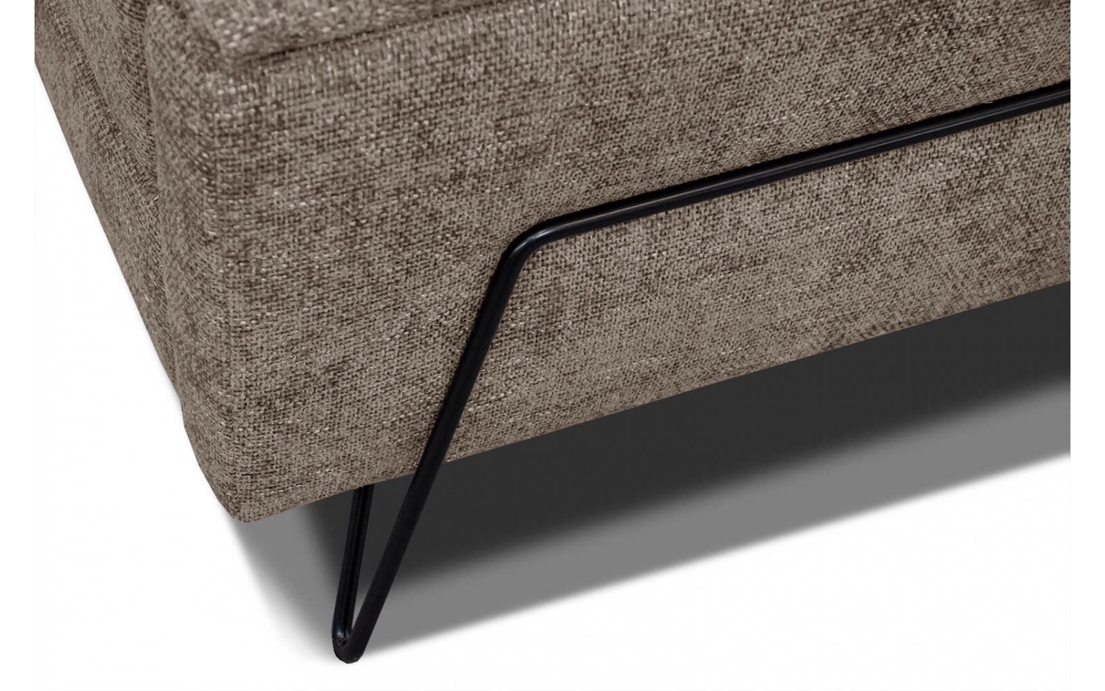 Canapé d'angle droit avec appuis-tête réglables 5 places RODEN