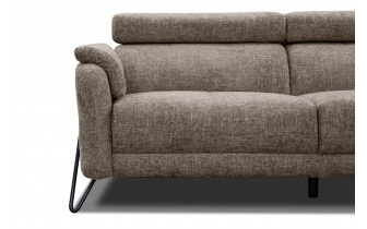 Canapé d'angle droit avec appuis-tête réglables 5 places RODEN