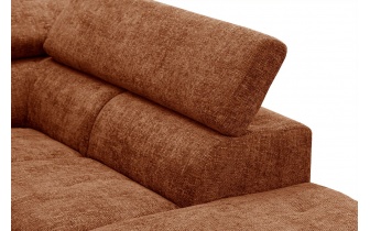 Canapé d'angle droit avec appuis-tête réglables 5 places RODEN