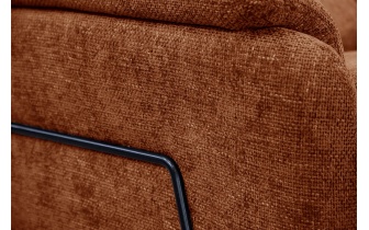 Canapé d'angle droit avec appuis-tête réglables 5 places RODEN