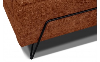 Canapé d'angle droit avec appuis-tête réglables 5 places RODEN