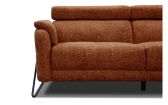 Canapé d'angle droit avec appuis-tête réglables 5 places RODEN