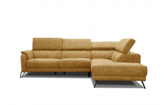 Canapé d'angle droit avec appuis-tête réglables 5 places RODEN