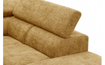 Canapé d'angle droit avec appuis-tête réglables 5 places RODEN