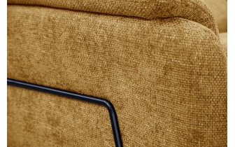 Canapé d'angle droit avec appuis-tête réglables 5 places RODEN